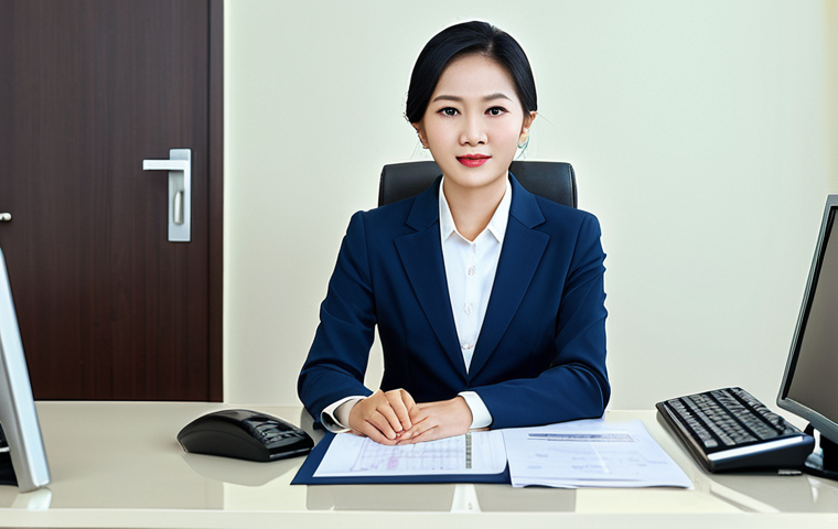 Professional Businesswoman**
"A professional businesswoman in a modest business suit, sitting at a desk in a modern Ho Chi Minh City office, fully clothed, appropriate attire, safe for work, perfect anatomy, natural proportions, professional photography, high quality."
**