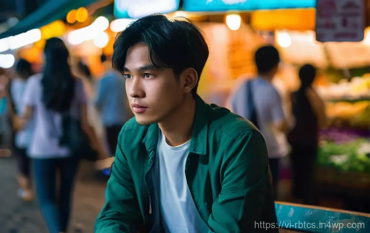 로봇 심리상담의 장기적인 효과 분석 - **Prompt 1: "The Solace of Silent Listening in a Bustling City"**
A young Vietnamese adult, dres...