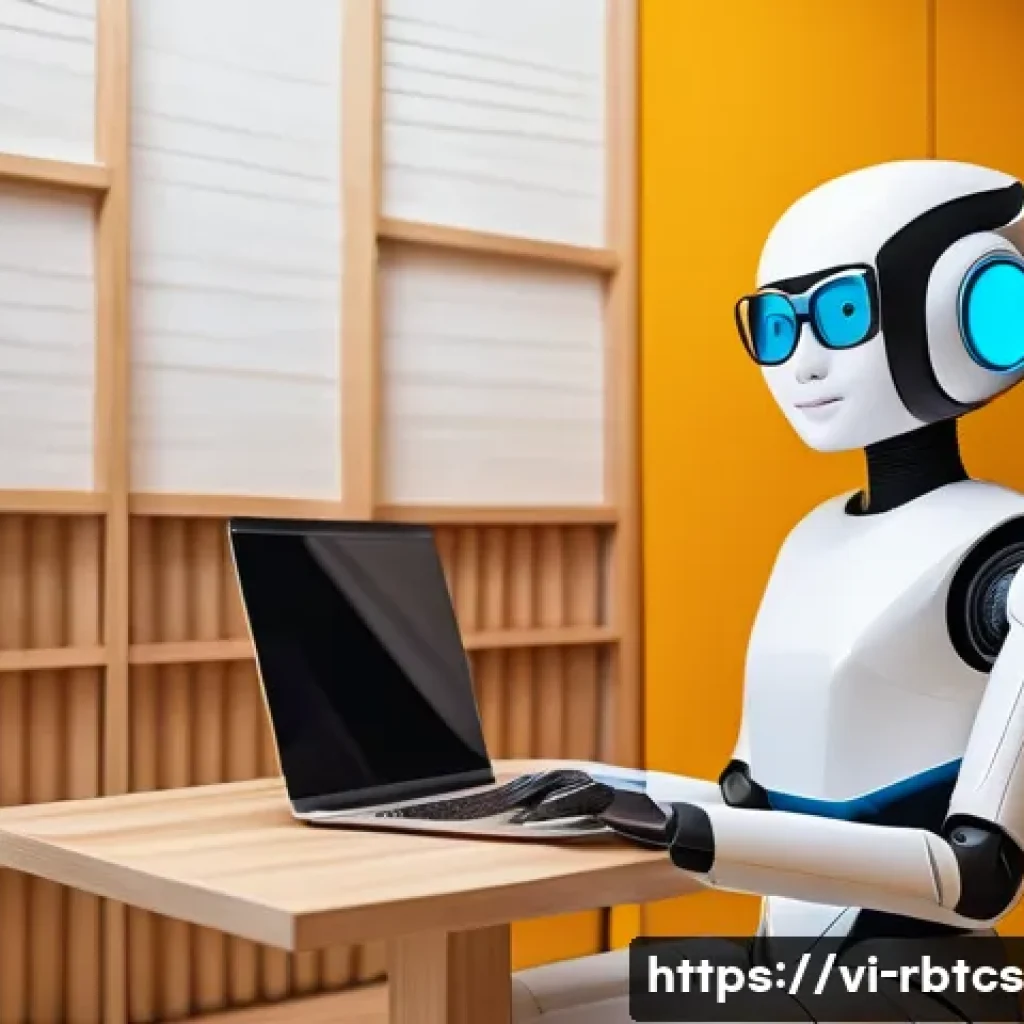로봇 심리상담의 윤리적 고려사항 - A futuristic counseling robot sitting in a cozy, softly lit therapy room designed with Vietnamese cu...
